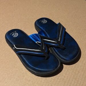 Champion Blue and Black Flip Flops